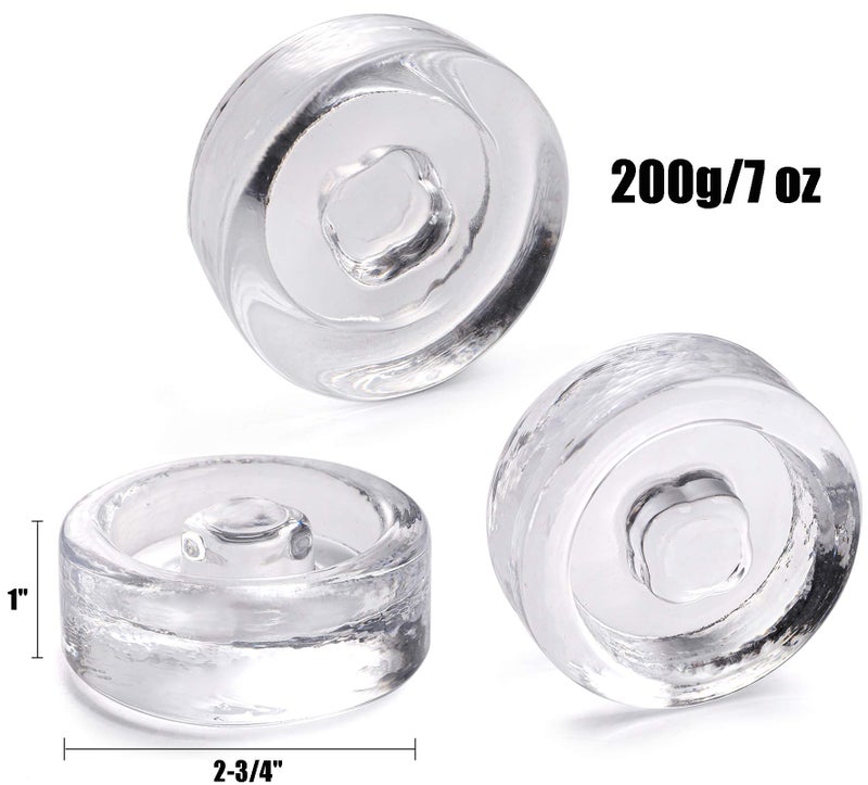 Yesland 9 Pack Fermentation Glass Weights with Easy Grip Handle, Fermentation Weights for Wide Mouth Mason Jar, Sauerkraut, Vegetables, Pickles, Kimchi and Other Fermented Food - Image 4