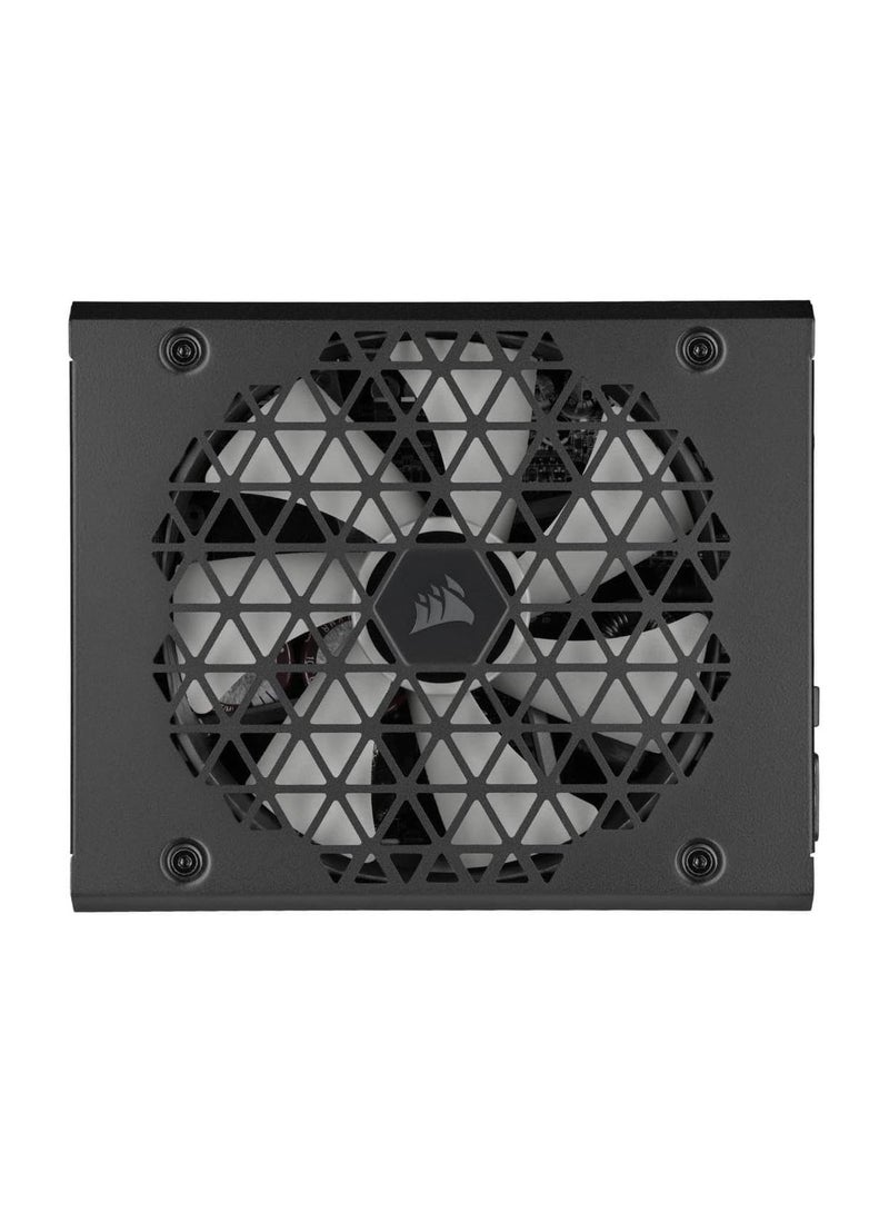كورسير RM1200x SHIFT مزود طاقة ATX 1200W كامل التعديل، 80 PLUS ذهبية، معتمد ATX 3.0 و PCIe 5.0، وضع مروحة صفر RPM، مكثفات مصنفة 105°C، واجهة كابل جانبية - CP-9020254-UK - Image 4