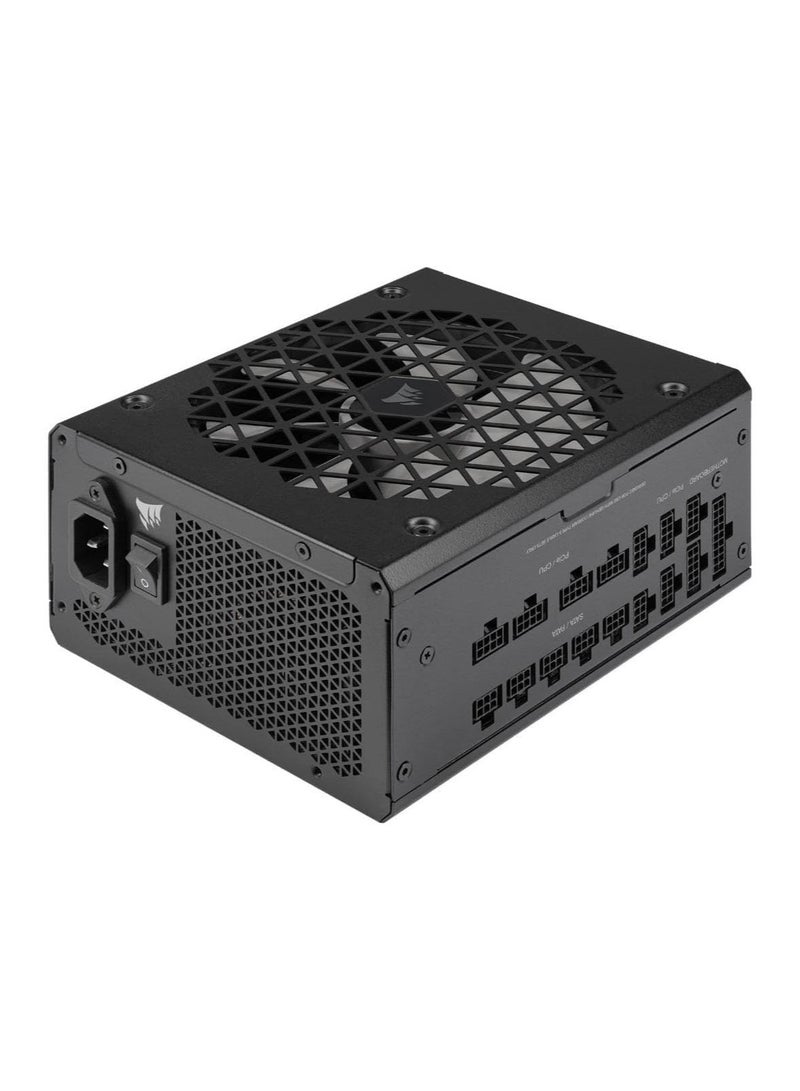 كورسير RM1200x SHIFT مزود طاقة ATX 1200W كامل التعديل، 80 PLUS ذهبية، معتمد ATX 3.0 و PCIe 5.0، وضع مروحة صفر RPM، مكثفات مصنفة 105°C، واجهة كابل جانبية - CP-9020254-UK - Image 3