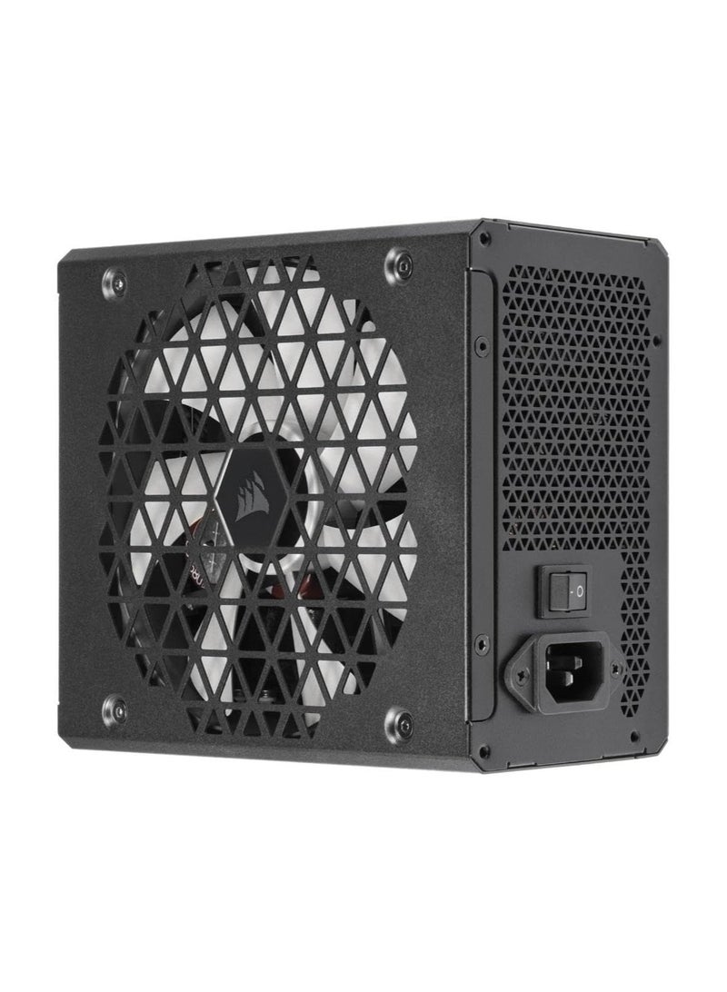 كورسير RM1200x SHIFT مزود طاقة ATX 1200W كامل التعديل، 80 PLUS ذهبية، معتمد ATX 3.0 و PCIe 5.0، وضع مروحة صفر RPM، مكثفات مصنفة 105°C، واجهة كابل جانبية - CP-9020254-UK - Image 2