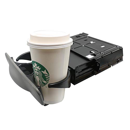 APPERFiT حامل أكواب APPERFiT في لوحة القيادة لسيارات F250 F350 F450 F550 سوبر ديوتي 1999-2004 و إكسبيديشن 2000-2004 رمادي يستبدل YC3Z-2513560-CAD - Image 5