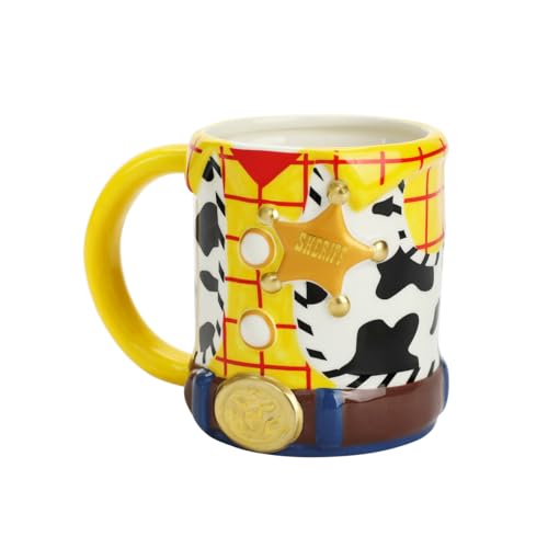 Bioworld Toy Story Woody Outfit 12 Oz Sculpted Ceramic Mug - Image 3