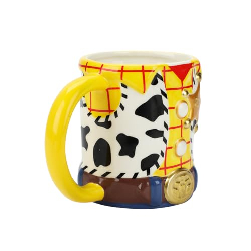 Bioworld Toy Story Woody Outfit 12 Oz Sculpted Ceramic Mug - Image 4