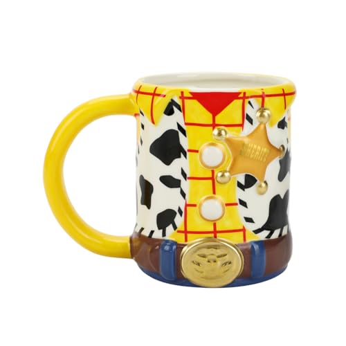 Bioworld Toy Story Woody Outfit 12 Oz Sculpted Ceramic Mug - Image 5