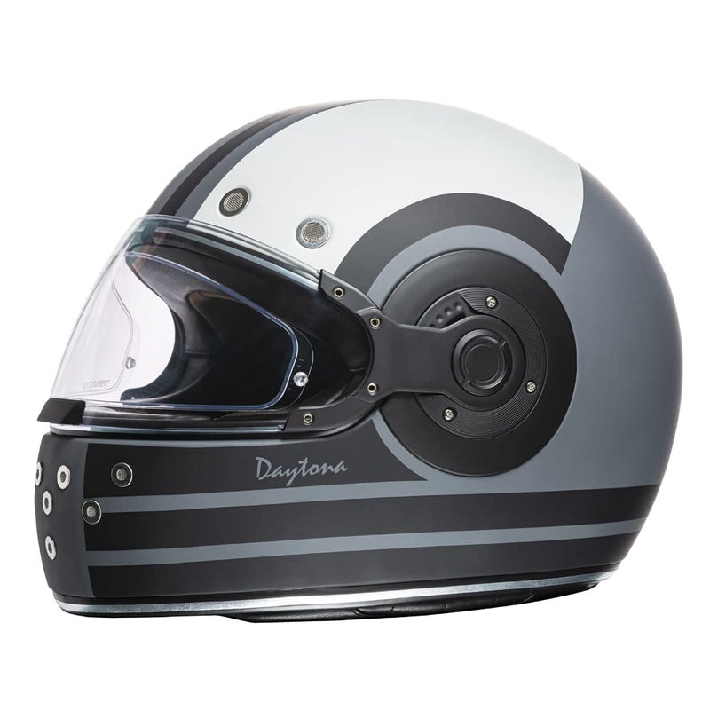 Daytona Helmets Retro Full Face Helmet DOT Approved Vintage Motorcycle Helmet for Motorcycles Cruisers Scooters Mopeds Retro Motorcycle Helmets for Men Women and Youth - Image 3