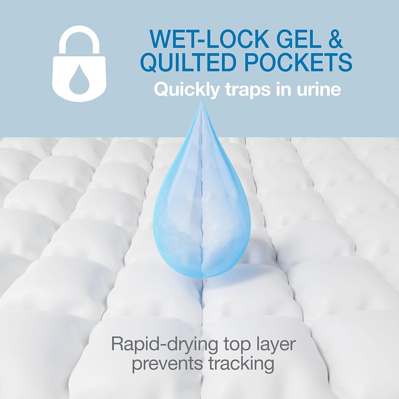 Four Paws Wee-Wee Pee Pads for Dogs and Puppies - 30 Count, 22" x 23" - Superior Absorbent Training Pads with Leak-Proof 6-Layer Technology - Image 3