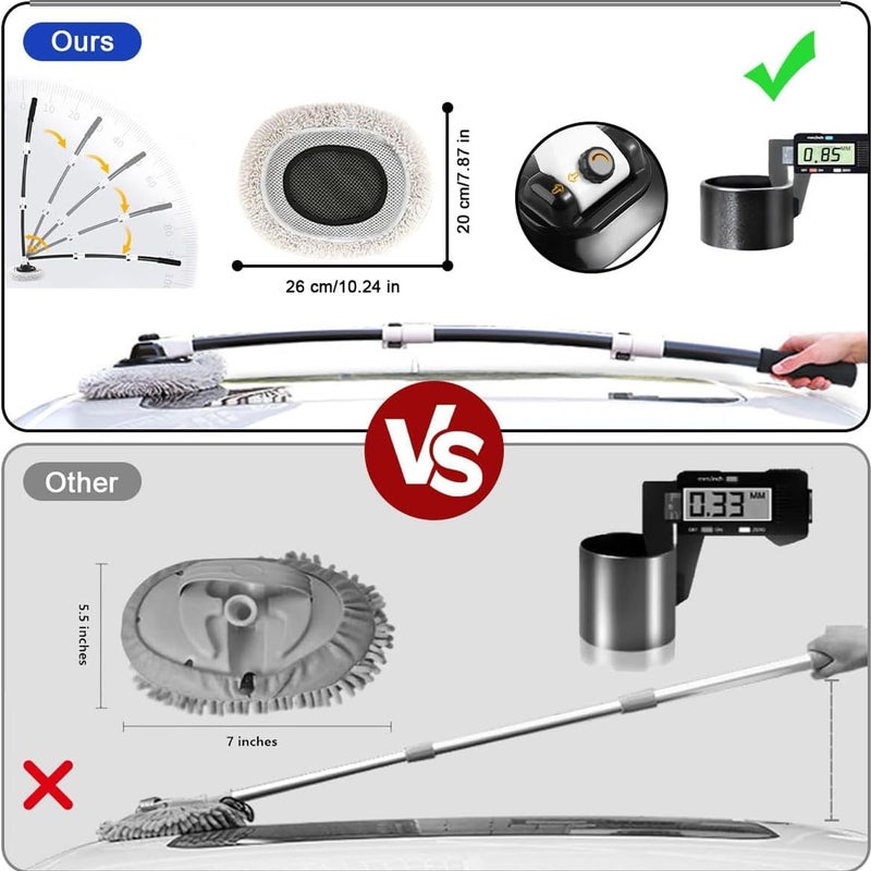 LinJie Car Wash Brush with Long Handle and Accessories - Image 5