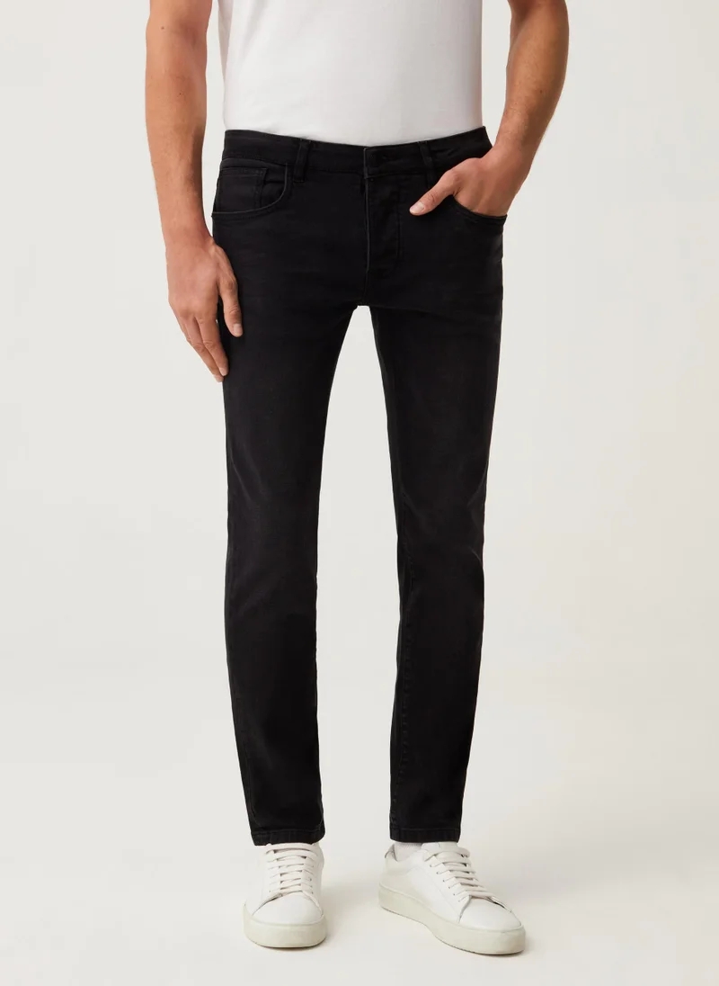 او في اس Ovs Housebrand Skinny-Fit Stretch Jeans