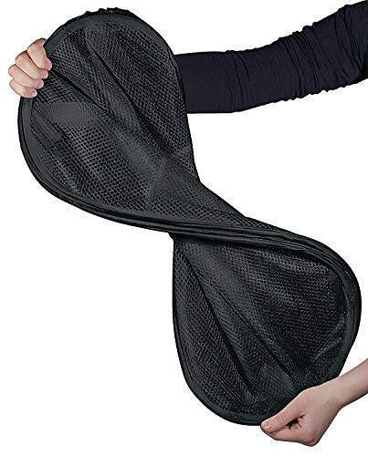 Buenod 2 Packs Mesh Pop up Laundry Hamper (Black) with Portable Handles, Collapsible for Storage, Foldable Pop-Up Laundry Bags for Kids Room, College Dorm or Travel - Image 5
