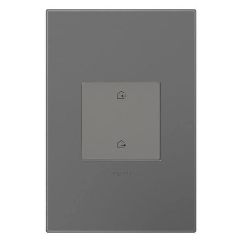 Legrand adorne with Netatmo Wireless HomeAway Smart Switch Scene Controller in Magnesium WNAL33M1