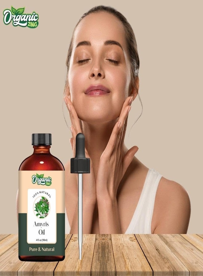 ORGANIC ZING زيت أميريس العضوي (أميريس بلسميفيرا) | زيت عطري نقي وطبيعي للعناية بالبشرة والتدليك والتعطير وأجهزة التبخير - 118 مل / 3.99 أونصة سائلة - Image 5