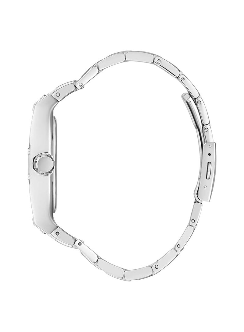 GUESS ساعة للرجال بحالة فضية اللون من الفولاذ المقاوم للصدأ GW0387G1 - Image 4