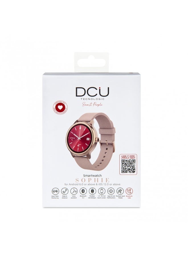 DCU TECNOLOGIC DCU 34157090 Smart Watch SOPHIE rose gold silicon - Image 4