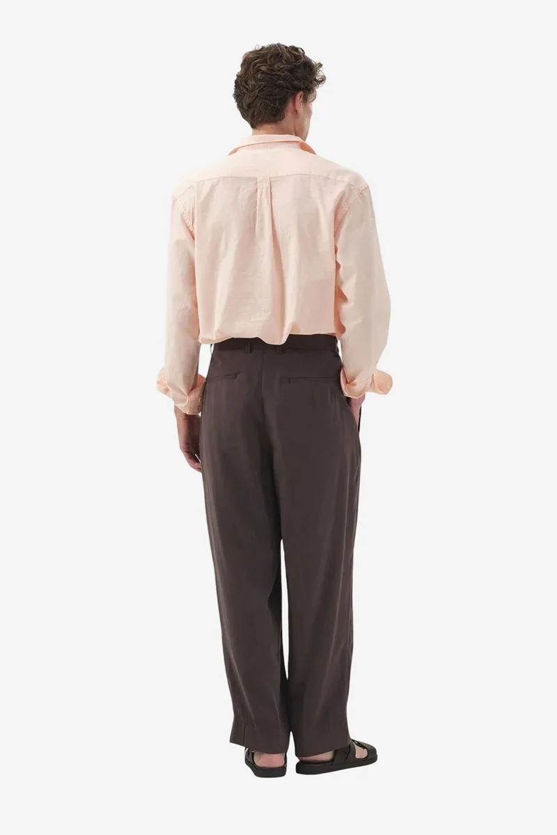 Giesto Beaver Brown GIESTO Men's Tailored Pleated Trousers for Men | Best Price UAE