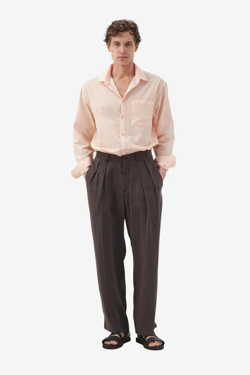 GIESTO Men's Tailored Pleated Trousers