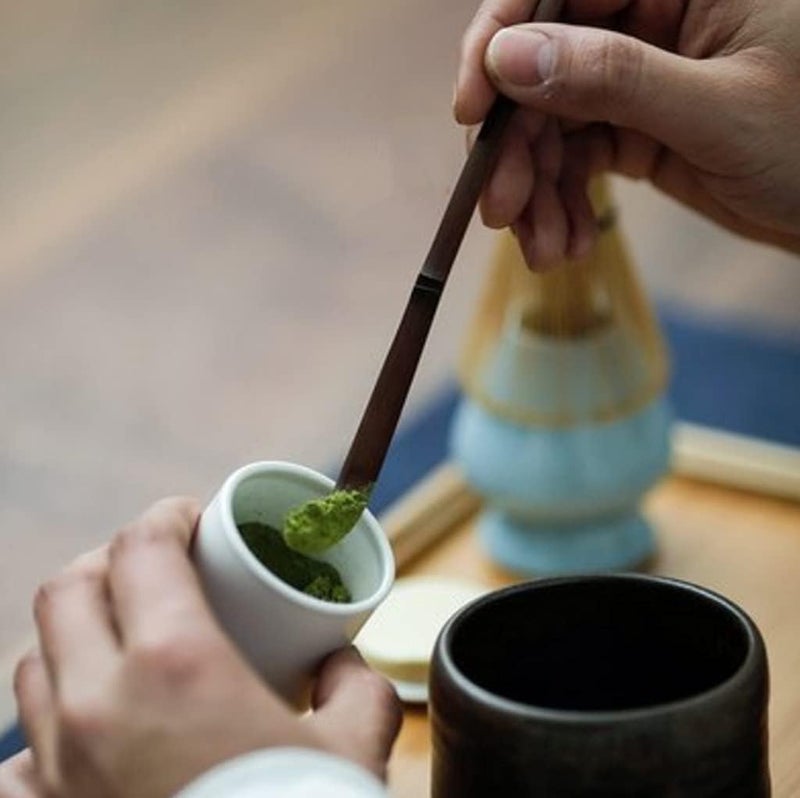 ZUHSA Matcha Tea Whisk Holder Ceramic Holder for Bamboo Chasen fit for Matcha Chasen Tea Set Accessories (I) - Image 4