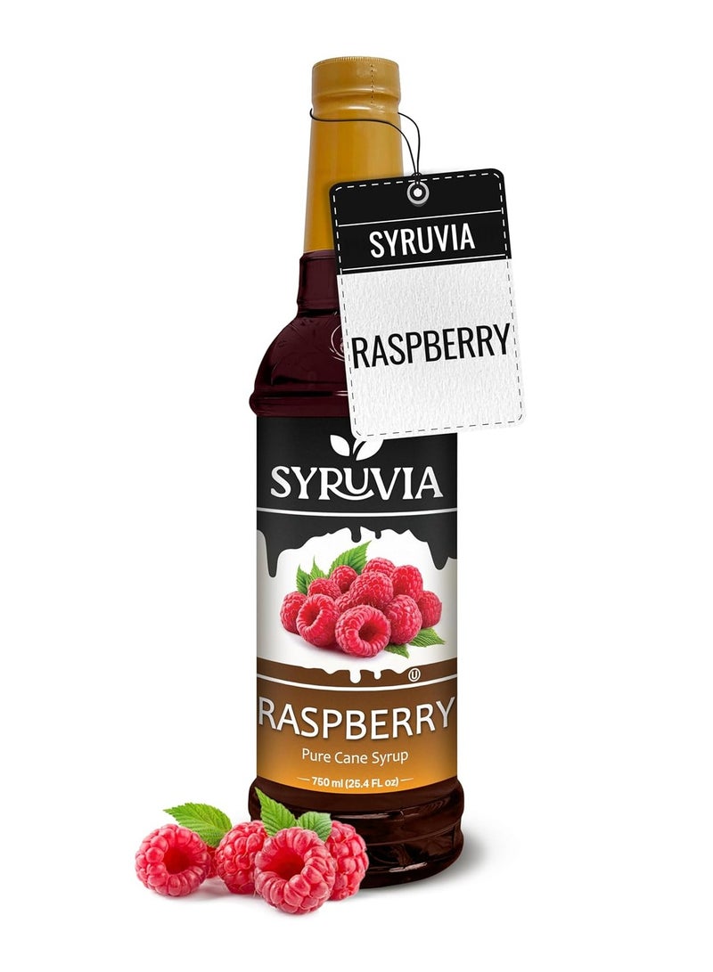 Syruvia Syruvia Raspberry Syrup - 750 ml  - Image 1