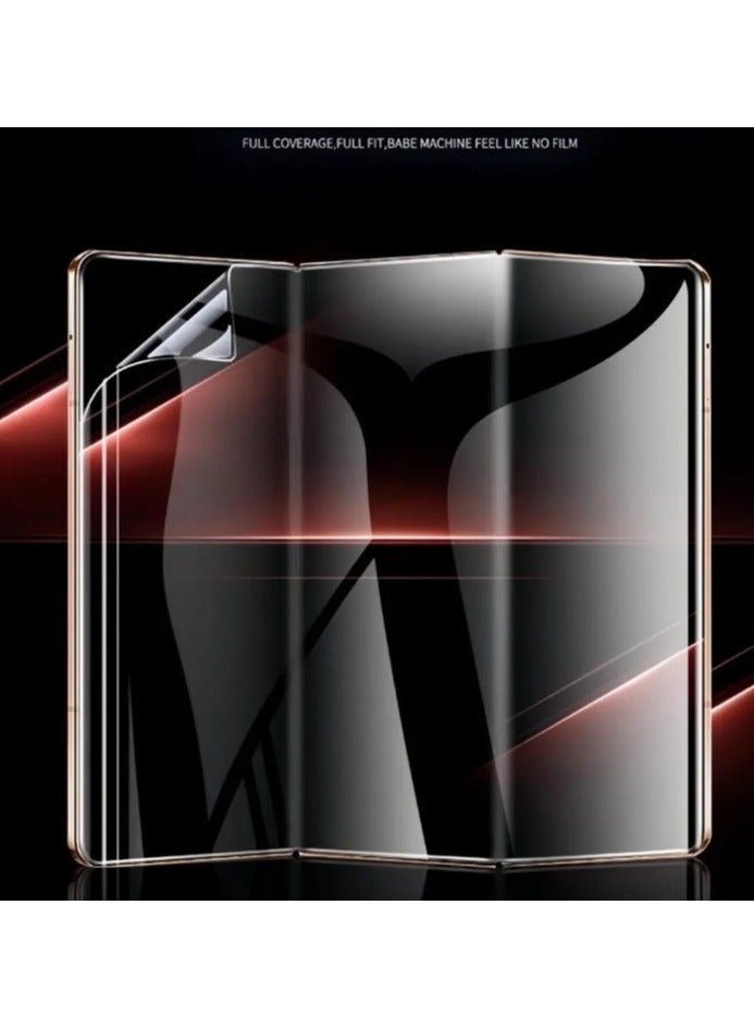 2-in-1 Huawei Mate XT Screen Protector and Camera protector Hydrogel film - High transparency full coverage anti-scratch and anti-impact protective film - Image 5