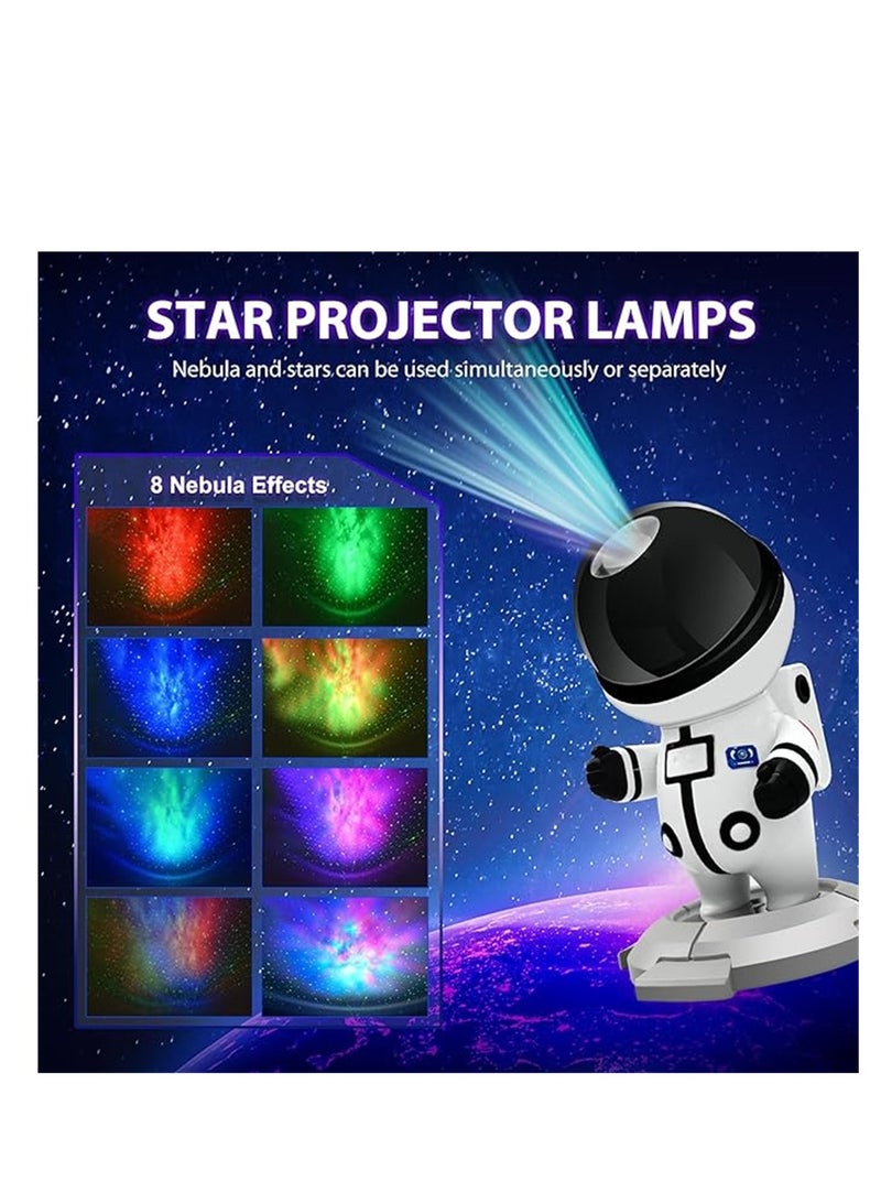 KASTWAVE جهاز عرض النجوم ليلاً جالاكسي، جهاز عرض ضوء رائد الفضاء مع مؤقت، تحكم عن بُعد، جهاز عرض الفضاء السديمي المناسب لغرفة النوم، هدية عيد ميلاد، هدايا العطلات، 1 قطعة - Image 2