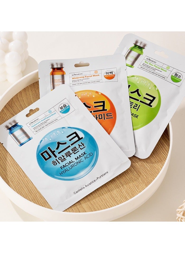 Kormesic Tea Tree Oil-Control Mask 25ml-5 packs  - Purifying & Mattifying - Image 2