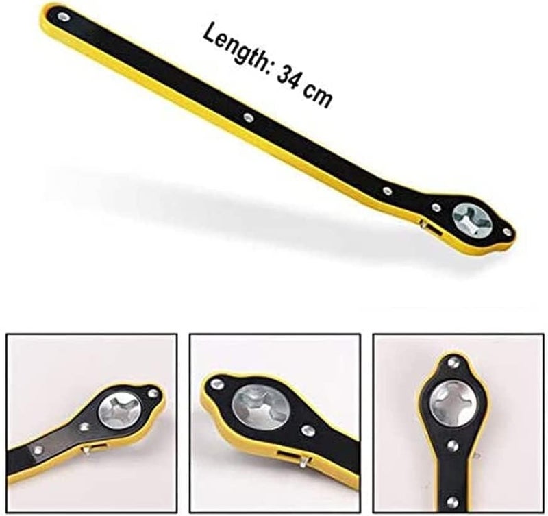 Parssufy Car Jack and Lug Wrench - Ratchet Wrench Handle Hand Crank Portable for Small Cars, SUVs and Vans - Image 2