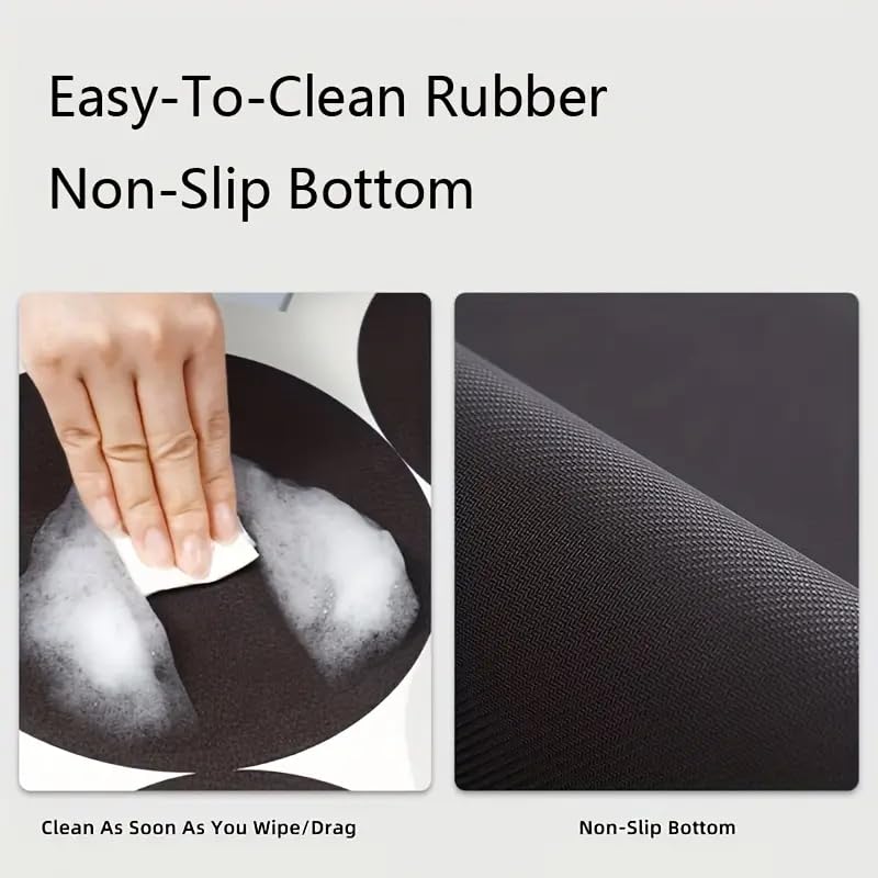 Roslen Non Slip Kitchen Mats for Floor Set of 2, Anti Fatigue Memory Foam Standing Mats for Cooking & Sink, Soft Waterproof Cushioned Rugs, Absorbent Rugs for Kitchen, Office, Sink, Balcony - Image 4