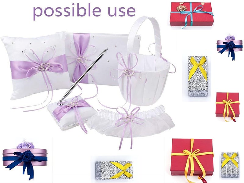 DIY Crafts Design # No 1, Pack Of 50 Yards, Aqua Blue Polyester Ribbon for Floral Arrangement, No Fading W (Design # No 1, Pack Of 50 Yards) - Image 5