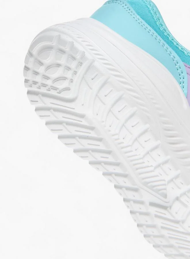 Oaklan by Shoexpress Girls Panelled Sports Shoes with Hook and Loop Closure