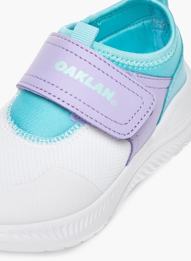 Oaklan by Shoexpress Girls Panelled Sports Shoes with Hook and Loop Closure  - Image 4