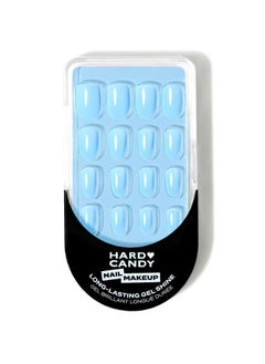 Hard Candy Press On Nails - Sky (Baby Blue) | Short Round | Fake Nails, Gel-Like Shine | 30 Nail Kit With Glue & Reusable Case  - Image 3