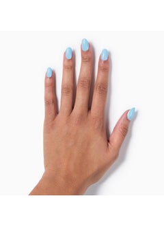 Hard Candy Press On Nails - Sky (Baby Blue) | Short Round | Fake Nails, Gel-Like Shine | 30 Nail Kit With Glue & Reusable Case  - Image 4