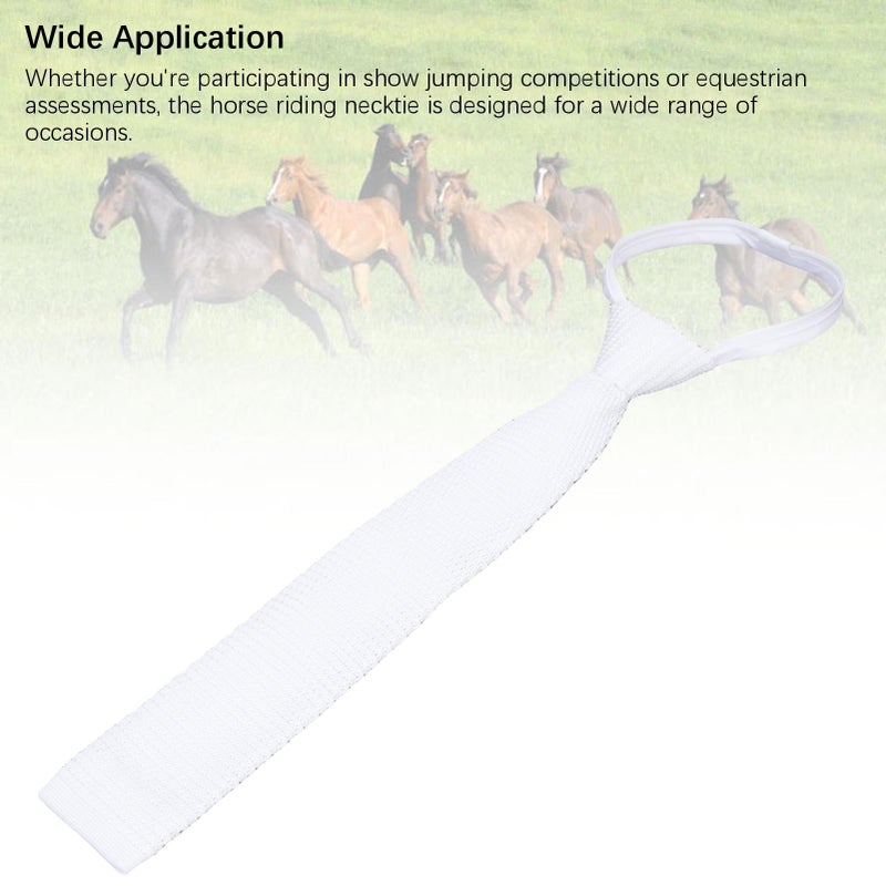 Premium Polyester Silk Unisex Equestrian Necktie For Show Jumping Competitions - Image 5