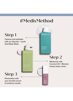 Medix 5.5 MEDIX Coconut Body Lotion + Manuka Honey Cream | Coconut Oil Lotion For Women & Men | Natural Coconut Cream Moisturizer Body Butter Skin Care Balm For Stretch Marks, Cellulite, & Dry Skin, 15 Fl Oz  - Image 5