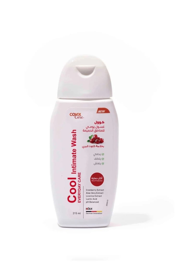 covix Care Cool Intimate Wash with Cranberry Extract 215 ml
