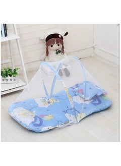 Generic Infant Bed Canopy With Mosquito Net Blue  - Image 4