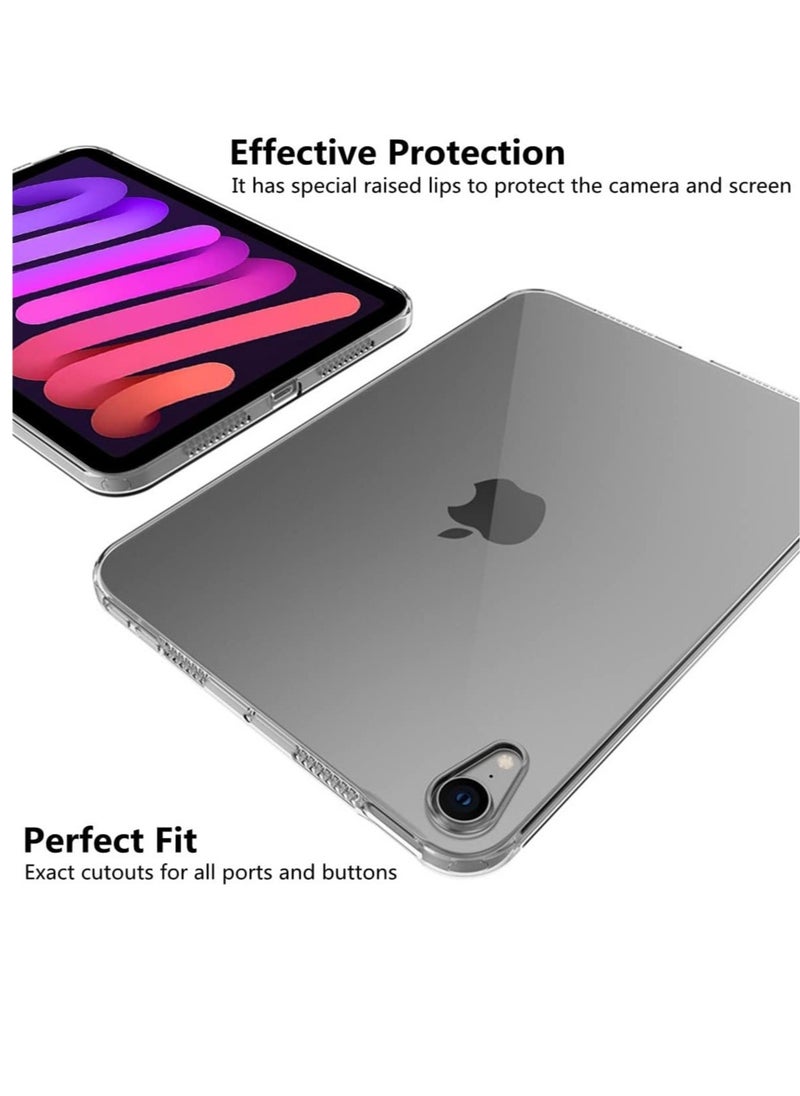 ELTRAZONE - Case Compatible with iPad Mini 6 Clear Case, Ultra-Thin Transparent Soft TPU Back Cover Flexible Protective Skin Case for 8.3" iPad Mini 2021 6th Generation - Image 1