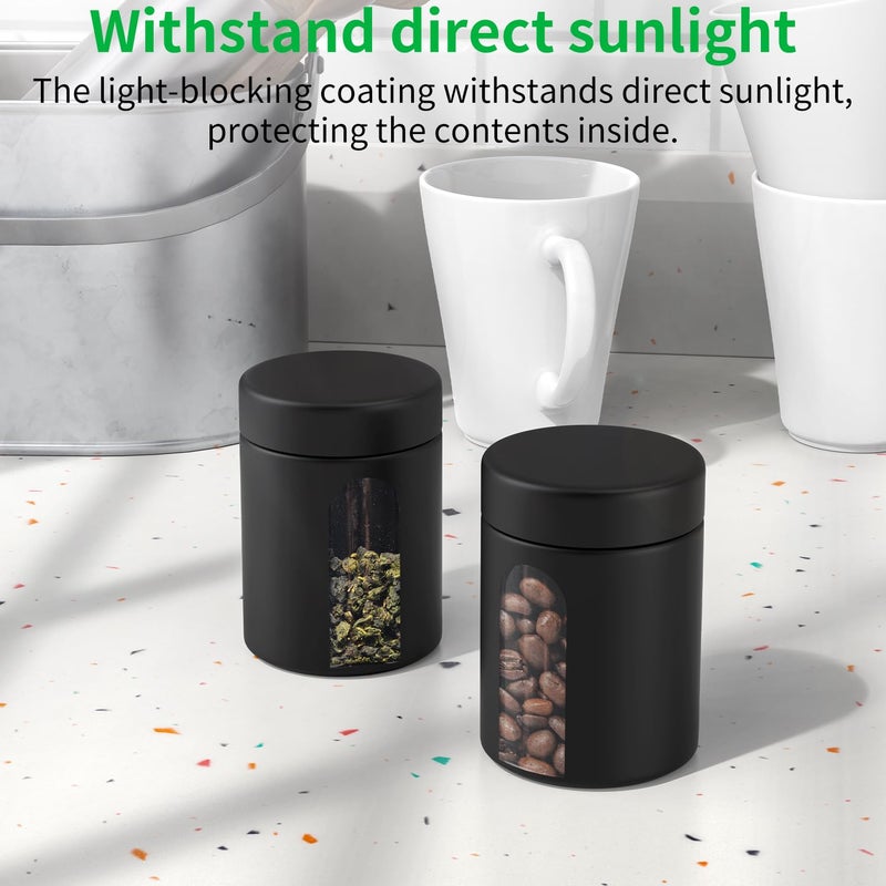 Urekt Glass Storage Jar (4 oz), 2 Pack Premium Food Grade Visual Container with Child Resistant Cap, Small Waterproof Bottle Multipurpose Container for Coffee Beans Nuts Teas Spices(120ml) - Image 5