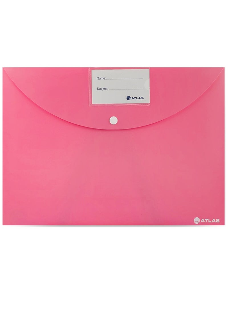 ATLAS 6-Piece Document Bag Pink Colour  - Image 2