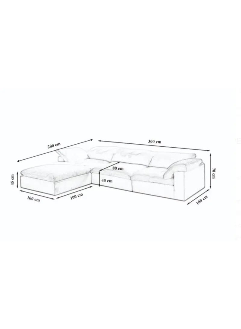 Maharat Al Bahar Modern Cloud Style Sofa Set – Soft | Plush | Luxurious with Smooth Contours - Image 2