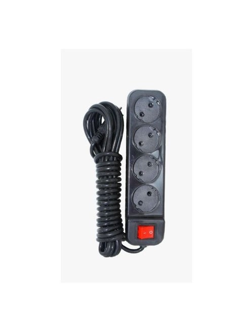 Zero Electricity joint 4 Port 3 meters Black