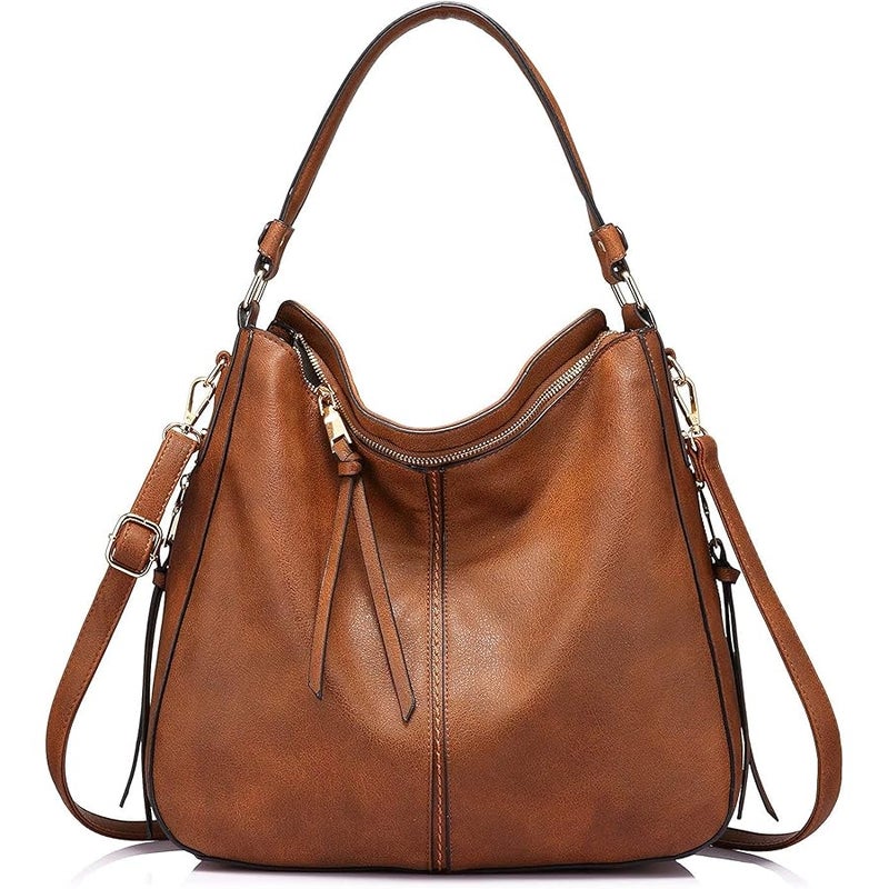 Realer Hobo Purses and Handbags for Women, Shoulder Bag Large Crossbody Bags with Tassel - Image 1