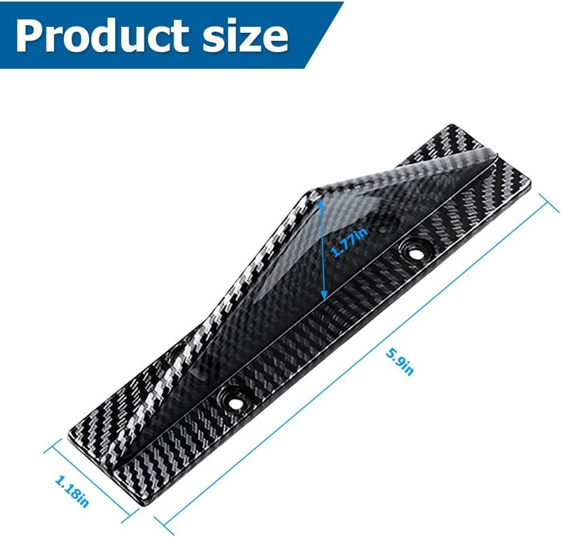 AICEL 4pcs Car Rear Bumper Lip Diffuser Spoiler - Image 2