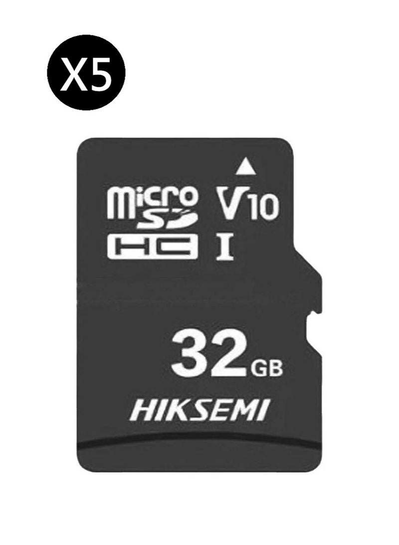 HIKSEMI Bundle Of 5 Micro Sd Card NEO ADAPTER  HS-TF-c1-32GB