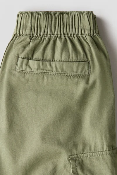 H&M Cotton canvas parachute trousers
