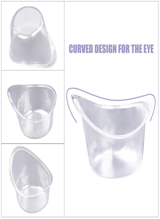 FRIGIIRE 65 Pcs 5ml Disposable Eye Wash Cups Portable Plastic Measuring Cup Eye Flush Cleaning Cups - Image 5