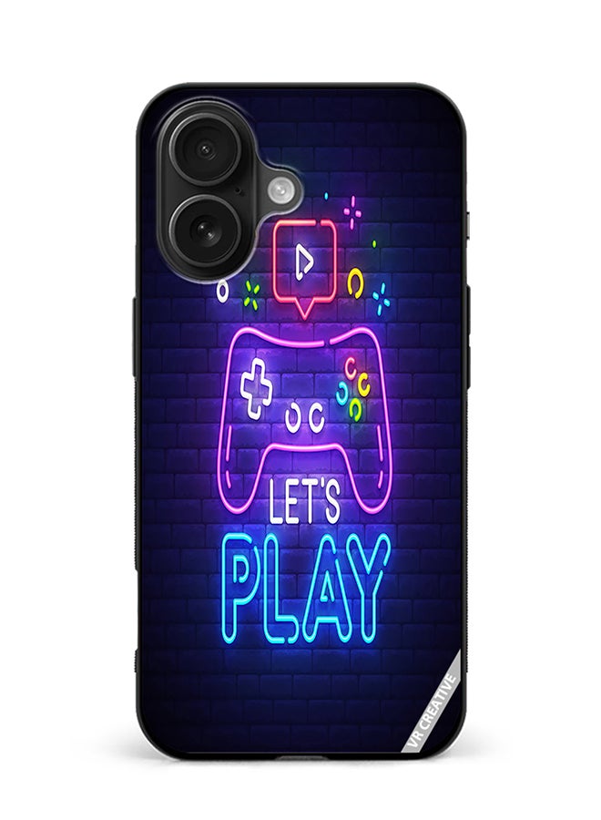VR CREATIVE Protective Case Cover For Apple iPhone 16 Plus Lets Play Design Multicolour
