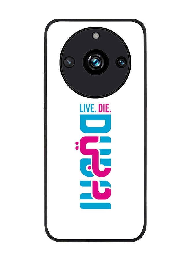 Stylizedd Rugged Black Edge case for Realme 11 Pro/Realme 11 Pro+, Custom Slim fit Flexible Anti Drop Thin Phone Case Cover - Live Die DUBAI - Image 1