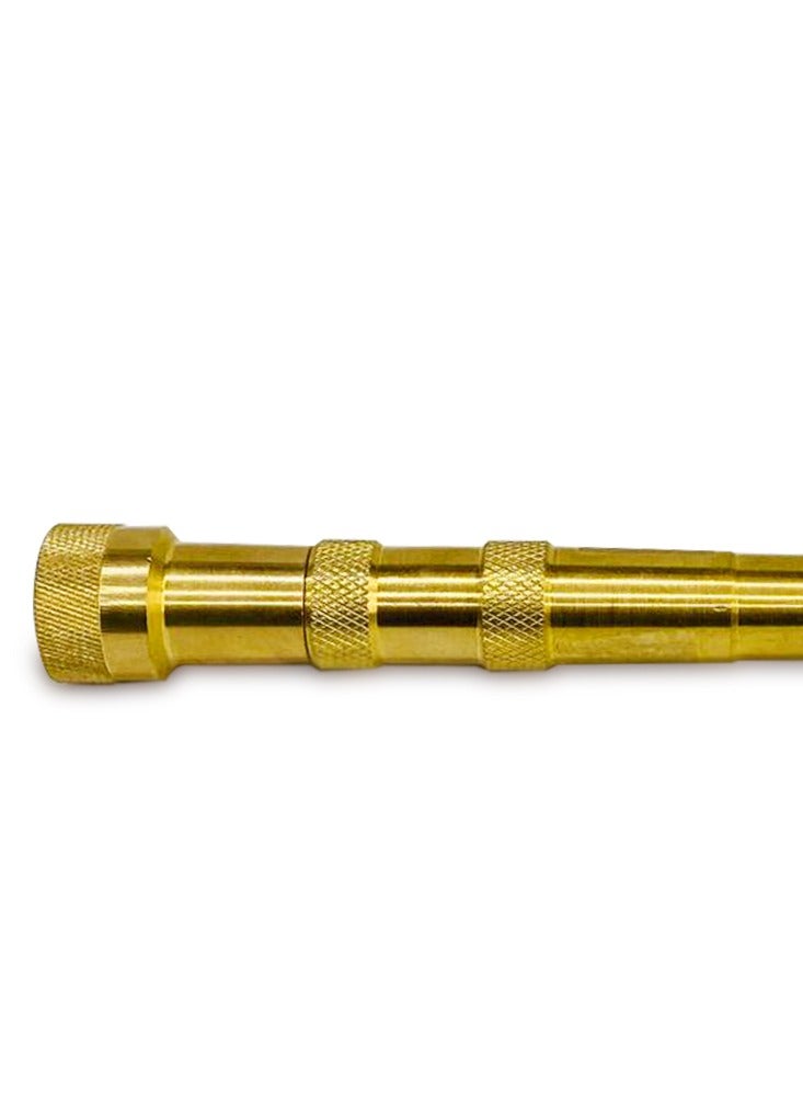 general Heavy-Duty Brass Adjustable Twist Hose Nozzle Gun 17cm for 3/4" Garden Hose Pipe - Image 2