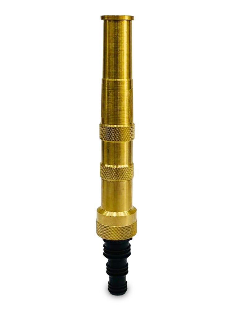 general Heavy-Duty Brass Adjustable Twist Hose Nozzle Gun 17cm for 3/4" Garden Hose Pipe - Image 3