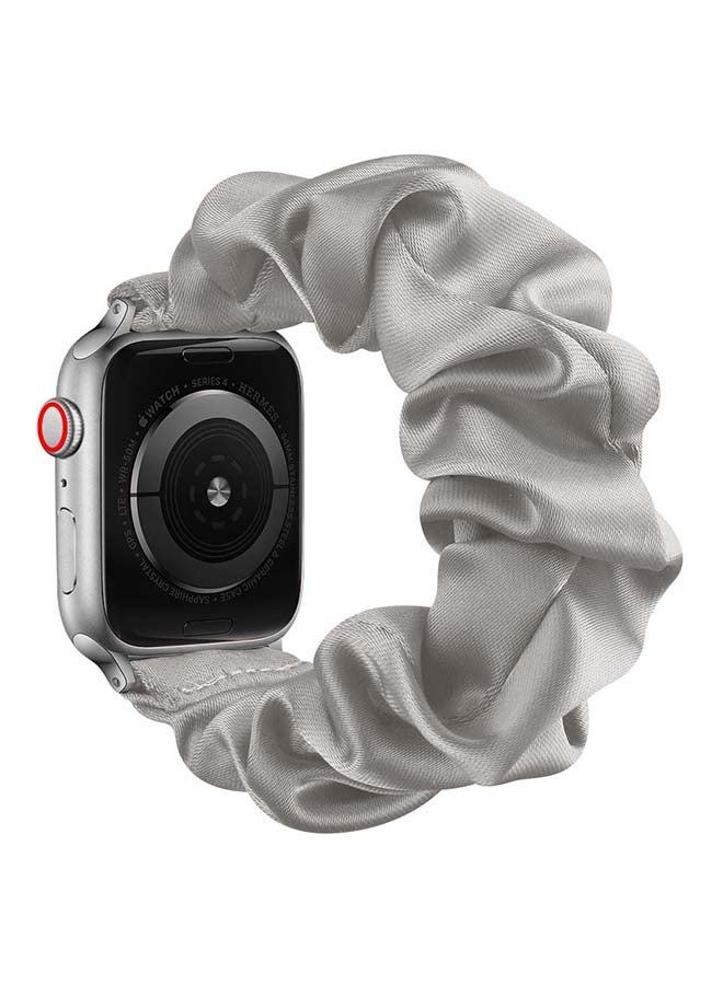 Perfii Flexi Elastic Solo Loop Band For Apple Watch Series 6/SE/5/4/3/2/1 Grey - Image 2